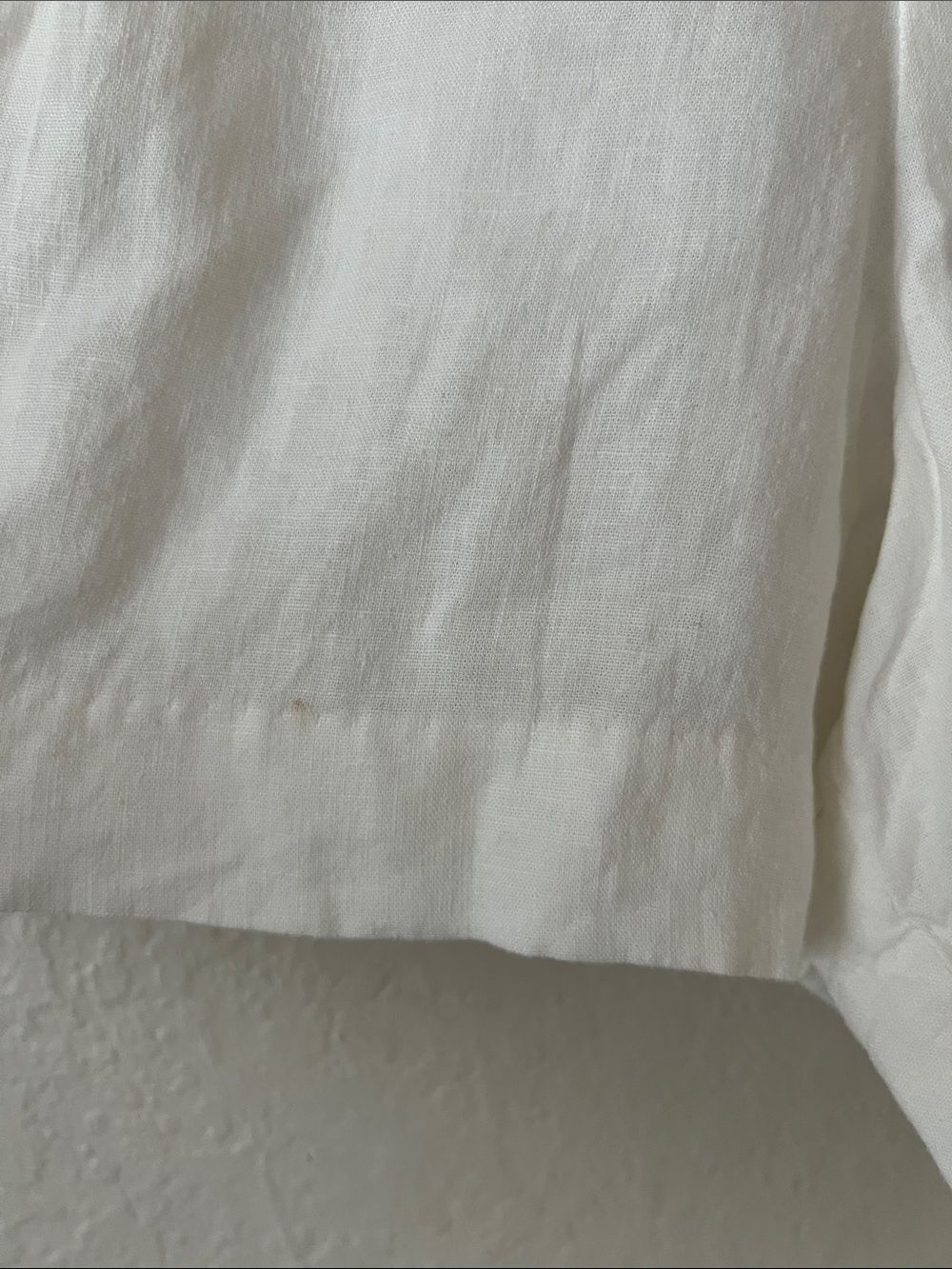 NWT GAP 365 High-Rise Linen Blend Pleated White Shorts Size L - Picture 15 of 15